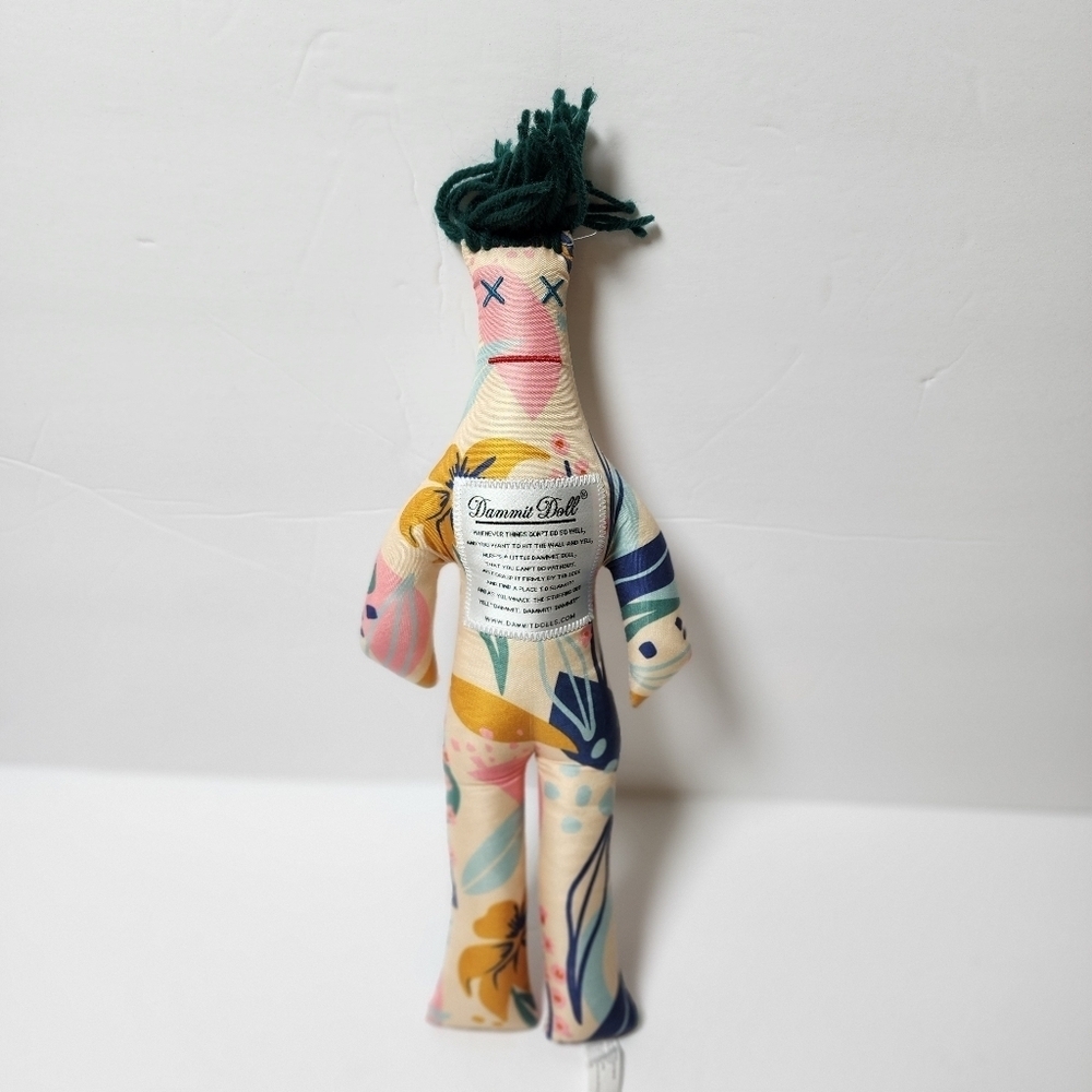 Dammit Stress Relief Squishy Doll Gag Gift 12 Inches Tall Multi Color